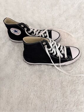 Converse Black and White Unisex High-Top Sneakers